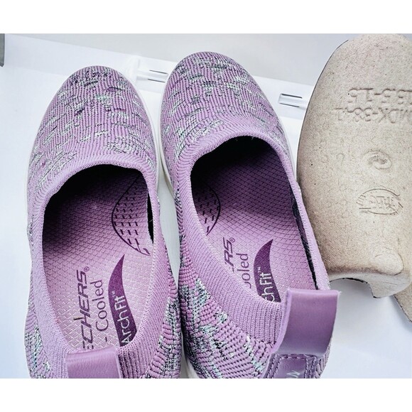 Skechers Arch Support Slip On Cloud Pink Gray Women's Size 5 Store Worn 158404 - Picture 13 of 13